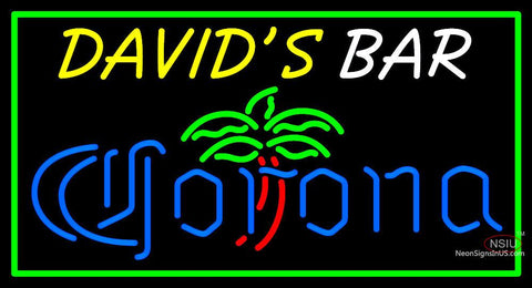 Custom Davids Bar Corona Logo Neon Sign 7