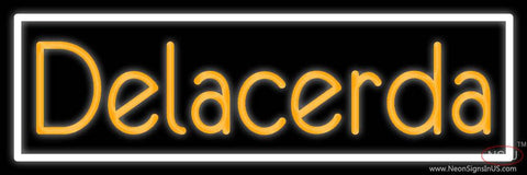 Custom Delacerda Real Neon Glass Tube Neon Sign 
