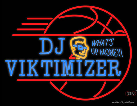 Custom Dj Viktimizer La Clippers Real Neon Glass Tube Neon Sign 