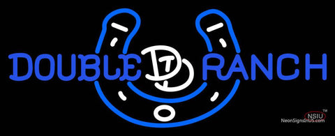 Custom Double D Ranch A Horseshoe Neon Sign  