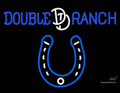 Custom Double D Ranch A Horseshoe Neon Sign  