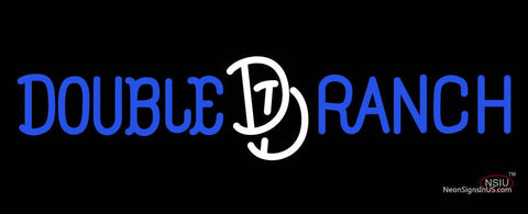 Custom Double D Ranch A Horseshoe Neon Sign  