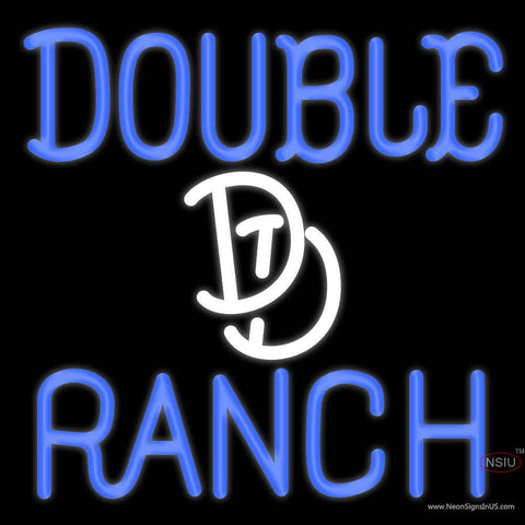 Custom Double D Ranch A Horseshoe Real Neon Glass Tube Neon Sign 