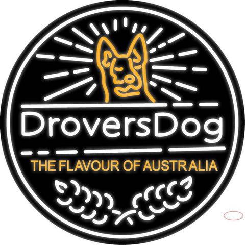 Custom Drovers Dog The Flavour Of Australia Real Neon Glass Tube Neon Sign 