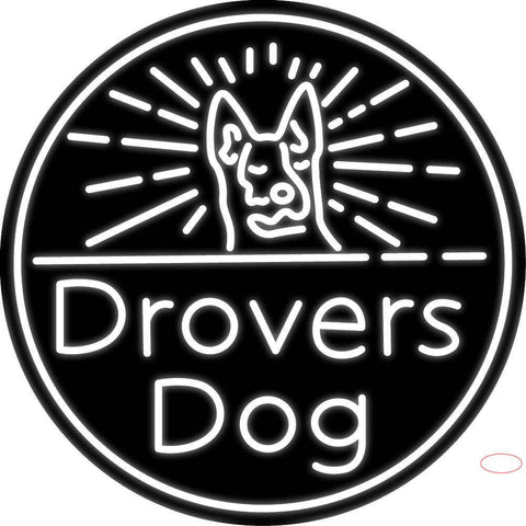 Custom Drovers Dog Real Neon Glass Tube Neon Sign 