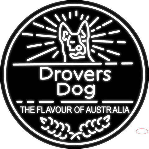 Custom Drovers Dog The Flavour Of Australia Real Neon Glass Tube Neon Sign 