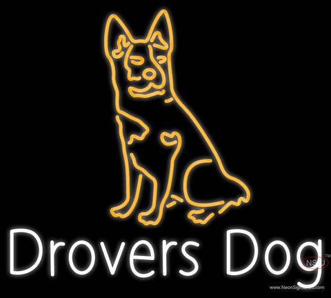 Custom Drovers Dog Real Neon Glass Tube Neon Sign 