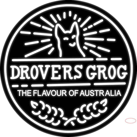 Custom Drovers Grog The Flavour Of Australia Real Neon Glass Tube Neon Sign 