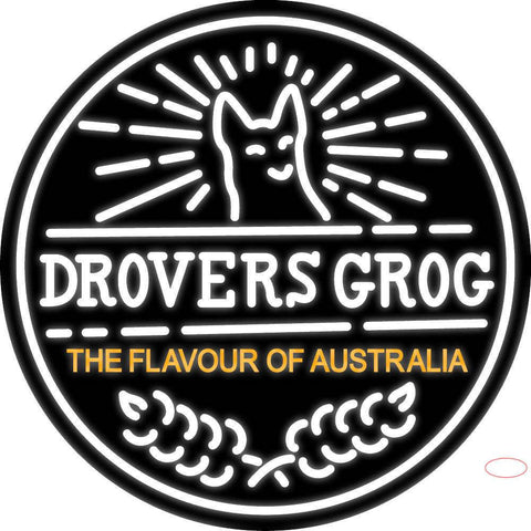 Custom Drovers Grog The Flavour Of Australia Real Neon Glass Tube Neon Sign 