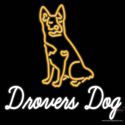 Custom Drovers Dog Real Neon Glass Tube Neon Sign 