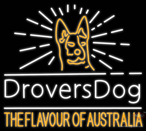 Custom Drovers Grog The Flavour Of Australia Real Neon Glass Tube Neon Sign 