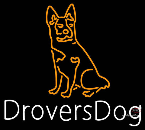 Custom Drovers Dog Neon Sign  