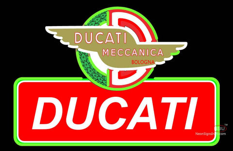 Custom Ducati Meccanica Bologna Neon Sign  