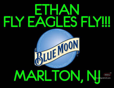 Custom Ethan Fly Eagles Fly Neon Sign  