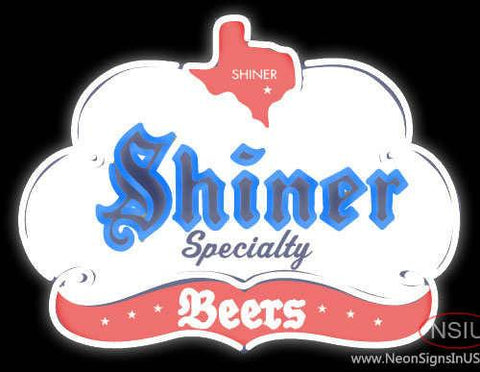 Custom Example Of Shiner Specialty Of Texas Real Neon Glass Tube Neon Sign 