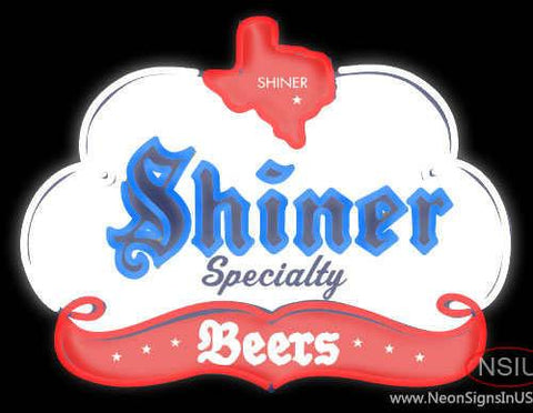 Custom Example Of Shiner Specialty Of Texas Real Neon Glass Tube Neon Sign 