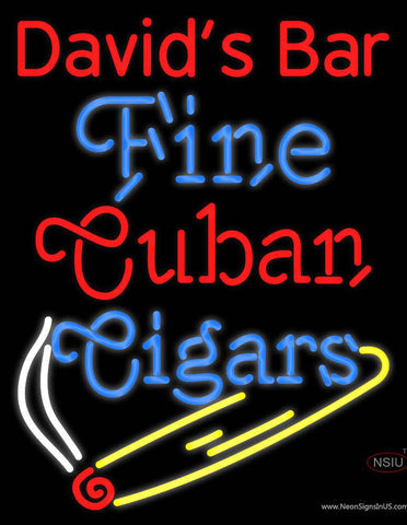 Custom Fine Cuban Cigars Real Neon Glass Tube Neon Sign 