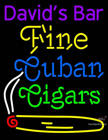 Custom Fine Cuban Cigars Neon Sign 7 