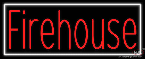 Custom Firehouse Budweiser Real Neon Glass Tube Neon Sign 