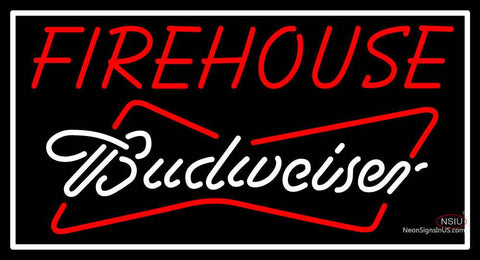 Custom Firehouse Budweiser Neon Sign  