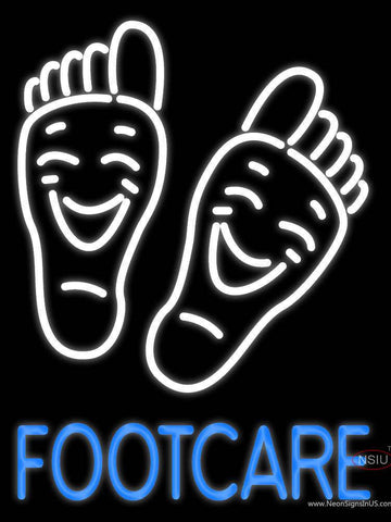 Custom Footcare Logo Real Neon Glass Tube Neon Sign 