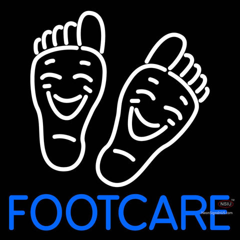 Custom Footcare Logo Neon Sign  