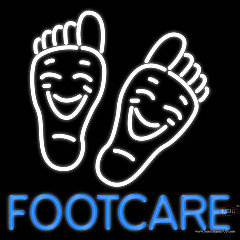 Custom Footcare Logo Real Neon Glass Tube Neon Sign 