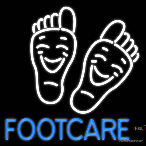 Custom Footcare Logo Real Neon Glass Tube Neon Sign 