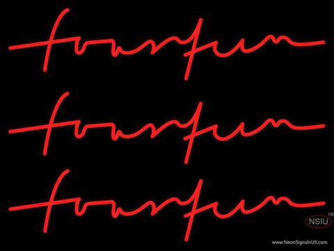 Custom Fourteen Real Neon Glass Tube Neon Sign 