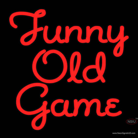 Custom Funny Old Game Real Neon Glass Tube Neon Sign 
