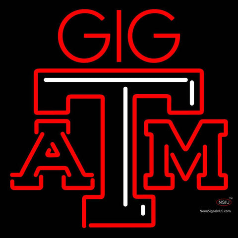 Custom Gig A And M Logo Neon Sign  