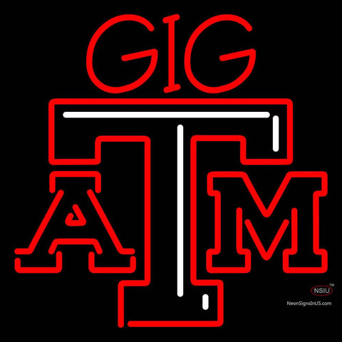 Custom Gig A And M Logo Neon Sign  