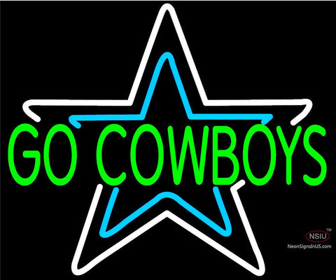 Custom Go Cow Boys Neon Sign 