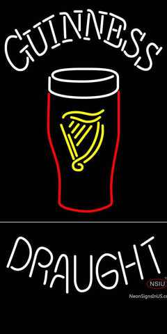 Custom Guinness Draught Glass Neon Beer Sign  