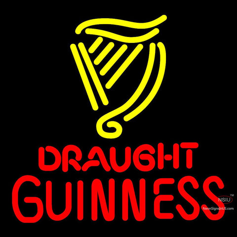 Custom Guinness Draught Logo Neon Sign  