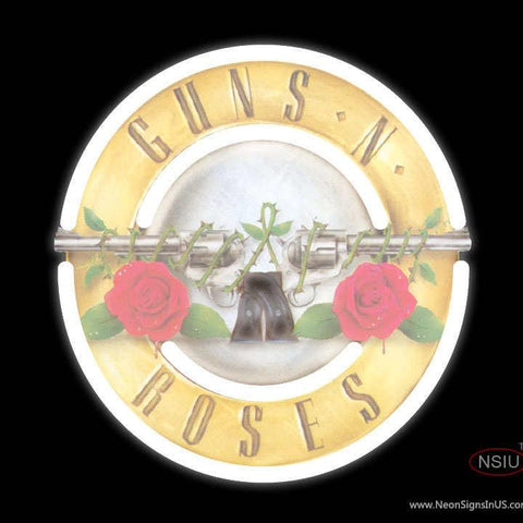 Custom Guns N Roses Ever Time Rock Band Real Neon Glass Tube Neon Sign 