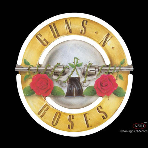 Custom Guns N Roses Ever Time Rock Band Neon Sign  