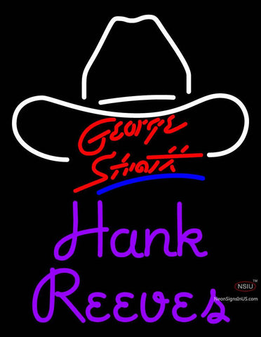 Custom Hank Reeves George Strait Neon Sign  