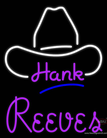Custom Hank Reeves Real Neon Glass Tube Neon Sign 