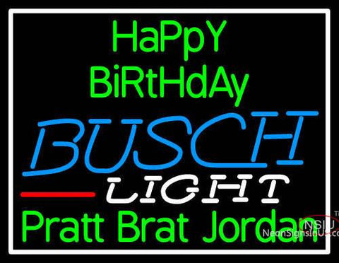 Custom Happy Birthday Pratt Brat Jordan Neon Sign  