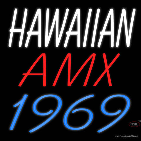 Custom Hawaiian Amx  Logo Real Neon Glass Tube Neon Sign 
