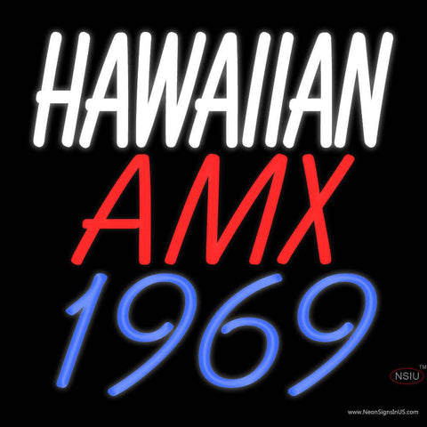 Custom Hawaiian Amx  Logo Real Neon Glass Tube Neon Sign 