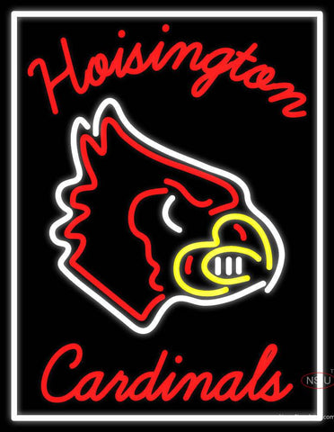 Custom Hoisington Cardinals Logo Real Neon Glass Tube Neon Sign 
