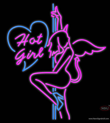 Custom Hot Girl Real Neon Glass Tube Neon Sign 