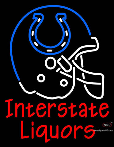 Custom Interstate Liquors Neon Sign  