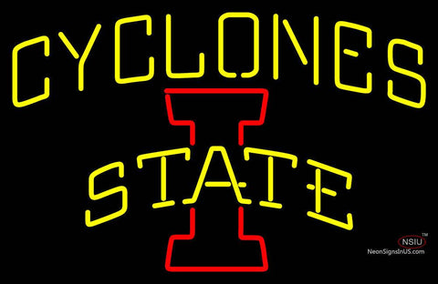 Custom Iowa State Cyclones Logo Neon Sign  