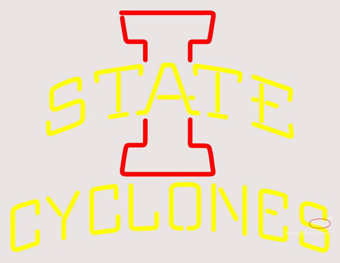 Custom Iowa State Cyclones Logo Neon Sign  