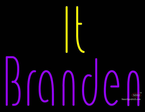 Custom It Branden Neon Sign  