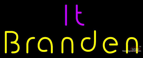 Custom It Branden Neon Sign  