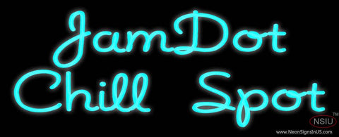Custom Jamdot Chill Spot Real Neon Glass Tube Neon Sign 